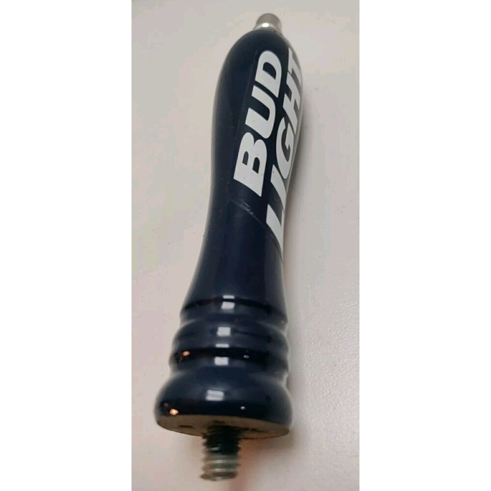 Vintage Bud Light Pub Style Logo Beer Tap Handle 6.5” Tall - Used Neat